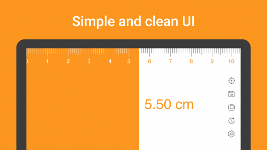 اسکرین شات 1 برنامه Digital Ruler : Inches & cm
