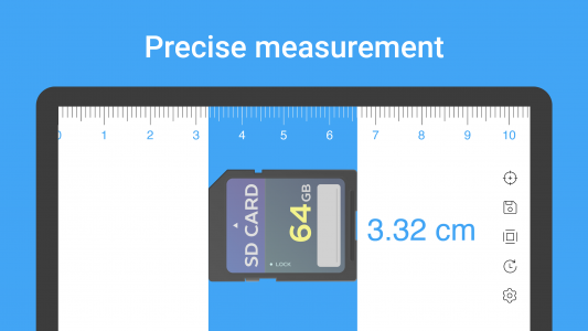 اسکرین شات 3 برنامه Digital Ruler : Inches & cm