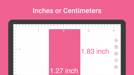 اسکرین شات برنامه Digital Ruler : Inches & cm 5