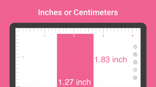 اسکرین شات 5 برنامه Digital Ruler : Inches & cm