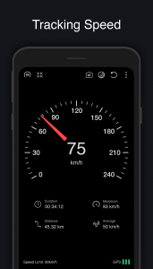 اسکرین شات برنامه GPS Speedometer : HUD odometer 1