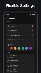اسکرین شات 7 برنامه GPS Speedometer : Odometer HUD