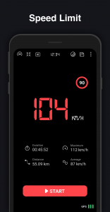 اسکرین شات برنامه GPS Speedometer : Odometer HUD 3