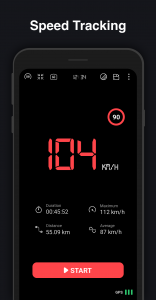 اسکرین شات 2 برنامه GPS Speedometer : Odometer HUD