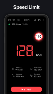 اسکرین شات 2 برنامه GPS Speedometer : Odometer HUD