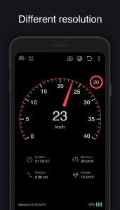 اسکرین شات برنامه GPS Speedometer : HUD odometer 6