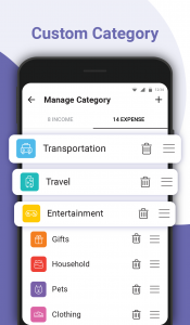 اسکرین شات 6 برنامه Money Manager: Expense Tracker