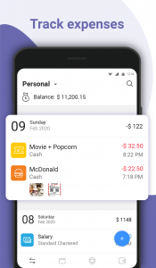 اسکرین شات 1 برنامه Money Manager: Expense Tracker