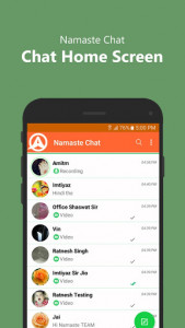 اسکرین شات برنامه Namaste Vapor Chat 1