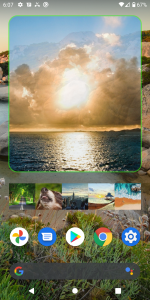 اسکرین شات 3 برنامه Gallery Widget