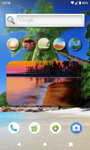 اسکرین شات 1 برنامه Gallery Widget