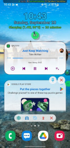 اسکرین شات 1 برنامه Notification Widget