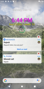 اسکرین شات برنامه Notification Widget 5