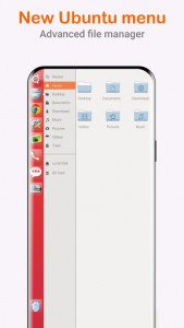 اسکرین شات برنامه Ubuntu Style Launcher 4