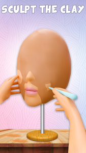 اسکرین شات بازی Face Sculpt 3D Sculpting Games 3