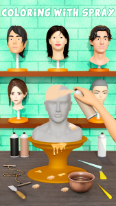 اسکرین شات بازی Face Sculpt 3D Sculpting Games 5