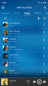 اسکرین شات برنامه Music player – Mp3 player 3