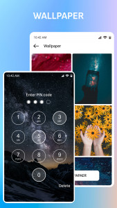 اسکرین شات برنامه Lock screen passcode 8