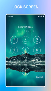 اسکرین شات 2 برنامه Lock screen passcode