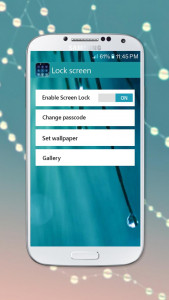 اسکرین شات برنامه Lock screen passcode 8