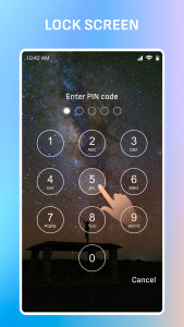 اسکرین شات 5 برنامه Lock screen passcode