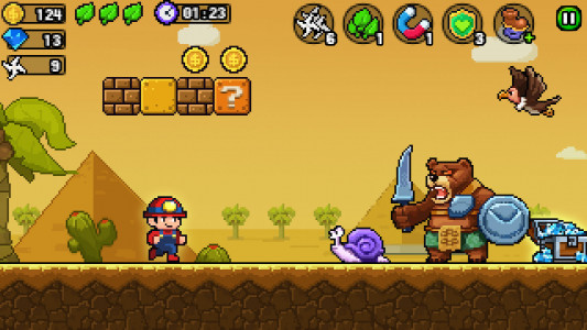 اسکرین شات 5 بازی Pixel World - Super Run