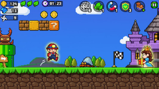 اسکرین شات بازی Pixel World - Super Run 1