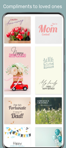 اسکرین شات 5 برنامه eCards: Greeting card maker!