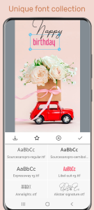 اسکرین شات 4 برنامه eCards: Greeting card maker!