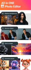 اسکرین شات 1 برنامه Photo Studio: Edit Photos App
