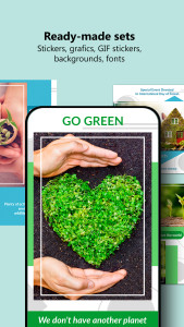 اسکرین شات 7 برنامه Posters: Layout Template maker