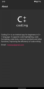 اسکرین شات برنامه Coding C++ 4