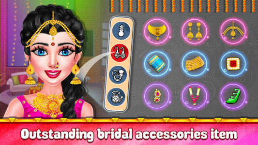 اسکرین شات 1 برنامه Indian Wedding Makeup DressUp