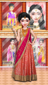 اسکرین شات برنامه Beauty Makeup Girls and Traditional Indian Wedding 5