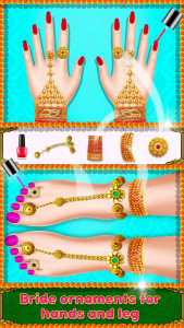 اسکرین شات برنامه Indian Royal Wedding Bride Fashion Salon Makeover 6