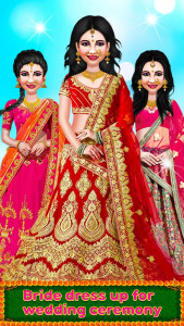 اسکرین شات برنامه Indian Royal Wedding Bride Fashion Salon Makeover 1