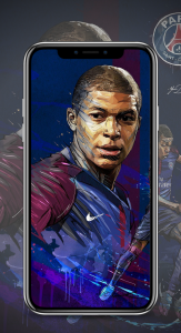 اسکرین شات 4 برنامه Kylian Mbappe Wallpapers 2023