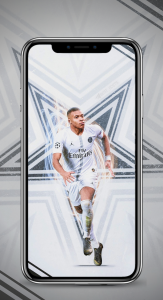 اسکرین شات 2 برنامه Kylian Mbappe Wallpapers 2023