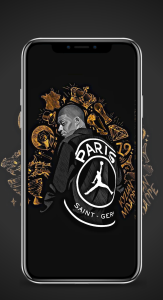 اسکرین شات 6 برنامه Kylian Mbappe Wallpapers 2023