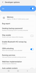 اسکرین شات 2 برنامه Developer Options