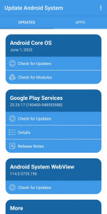 اسکرین شات برنامه Update Android System 1