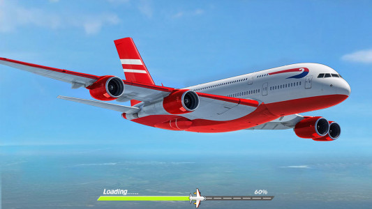 اسکرین شات بازی Flight Sim 3D: Airplane Games 2