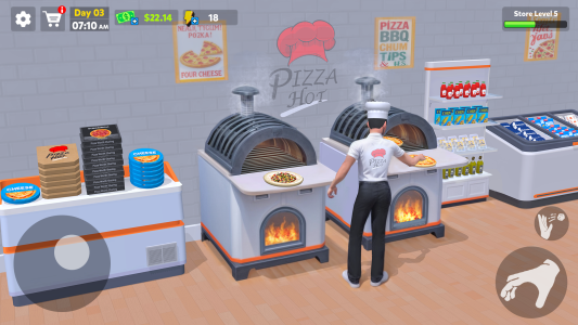 اسکرین شات 2 بازی Pizza Shop Simulator 3D