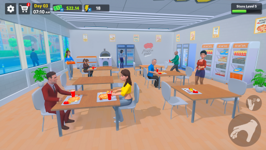 اسکرین شات 6 بازی Pizza Shop Simulator 3D