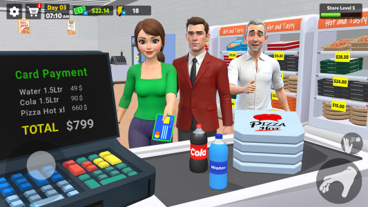 اسکرین شات 4 بازی Pizza Shop Simulator 3D