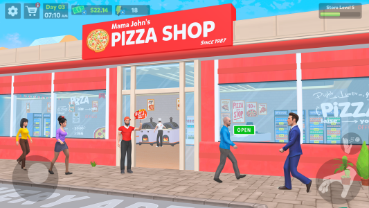 اسکرین شات 1 بازی Pizza Shop Simulator 3D