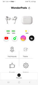 اسکرین شات 3 برنامه WonderPods - airpods battery