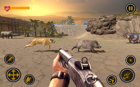 اسکرین شات بازی Animal Jungle Hunting Sniper Shooter Free 1