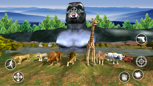 اسکرین شات بازی Animal Safari Dino Shooter 2