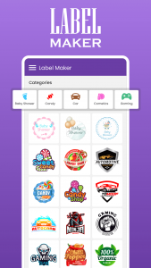 اسکرین شات برنامه Label Maker Apps for Business 1